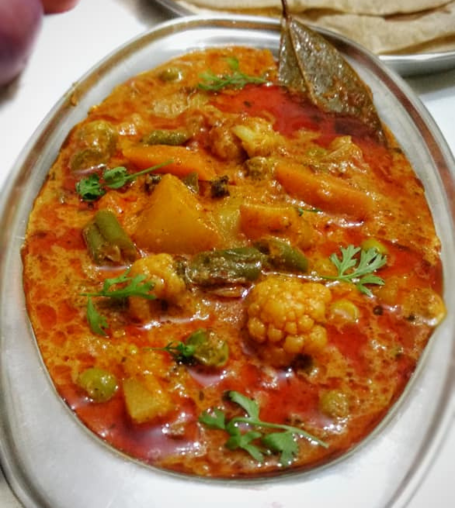 mixed vegetable kurma recipe
