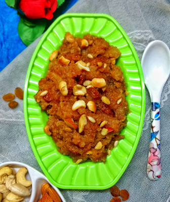 Easy & Quick Bread Halwa recipe (No Deep Fry) with just 5 ingredients