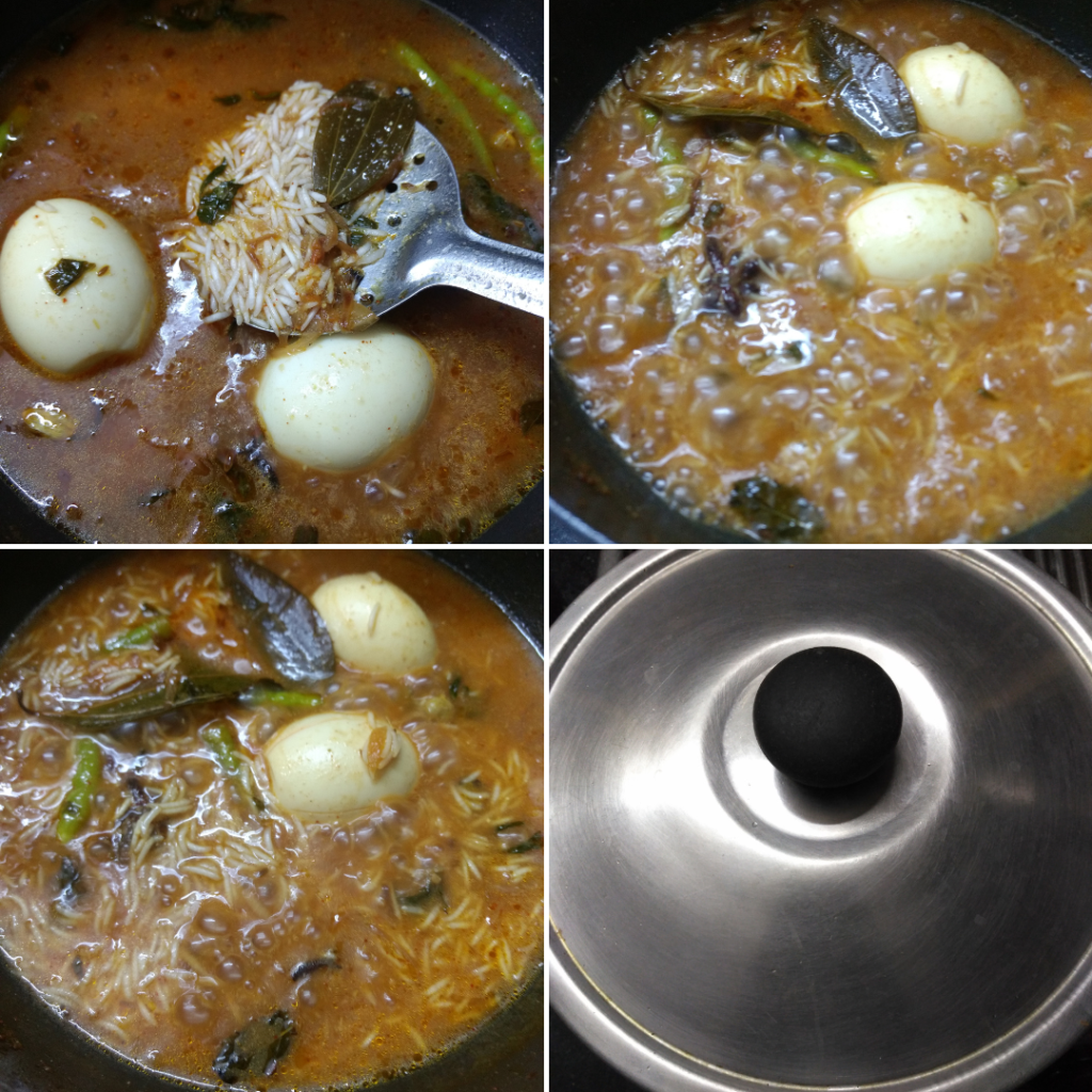 one pot egg biryani step 5