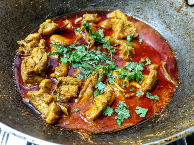 thick gravy chicken curry recipe step 21
