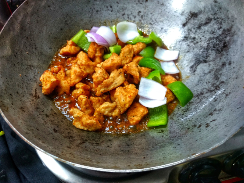 chicken manchurian dry recipe step 13