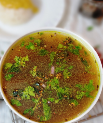 Telangana style Pachi Pulusu Recipe | Raw Tamarind Rasam